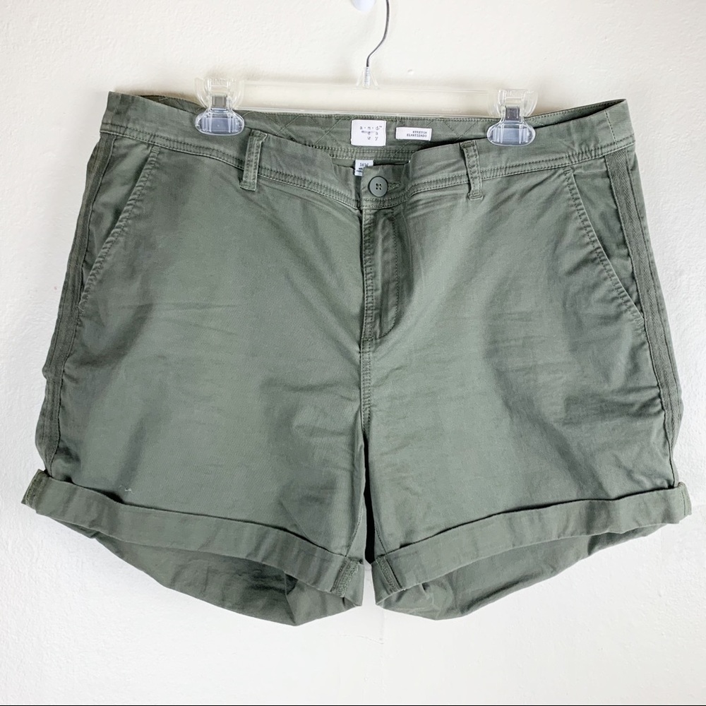 A New Day Army green shorts
